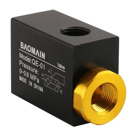 Baomain Pneumatic One Way Quick Exhaust Valve QE-01 1/8PT Inlet Port