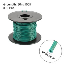 MECCANIXITY 22AWG Wire 22 Gauge Stranded Wire PVC Hookup Wire, UL1007 Tinned Copper Wire 30m/100ft Green with Spool for Internal Connecting Wire