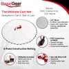 BasicGear Cast Net for Bait Trap Fish, Protected Weights, 10ft