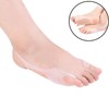 Breathable Translucent Toe Protector Pad for Foot Comfort Foot Care 4ea