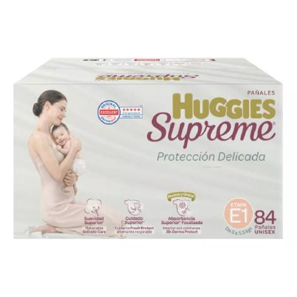 Huggies Supreme Pañales Huggies Primera Etapa Unisex X1