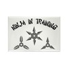 CafePress Ninja Training Magnets Rectangle Magnet, 3"x2" Refrigerator Magnet