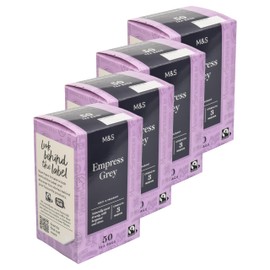 M&S Marks & Spencer Empress Grey Teabags, 200 Bags (4 x 50pk), Strength 3, Zesty & Fragrant with Bergamot & Citrus