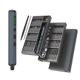 68 In 1 Electric Screwdriver Set, PrecisionScrewdriver Set, Summer Cift,Rechargeable Magnetic ElectricScrewdrivers Kit with Light