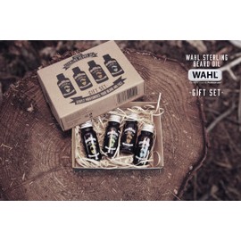 Wahl Beard Oil Gift Set, Beard Softener to Nourish Skin and Hair, Moisturiser to Stop Beard Itch, Beard Moisturiser, Beard Care for Men, Smooth and Soft Facial Hair, Hydrate and Condition