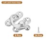 sourcing map 6 Pcs Vintage Lock Clasp, 27 x 32mm