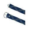 M&F Western Belt Mens Leather Braid Arrow Tip 46 Navy