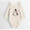 SpecialMe® Baby Body personalisiert mit Name Monogramm Blüten Anfangsbuchstabe anpassbar