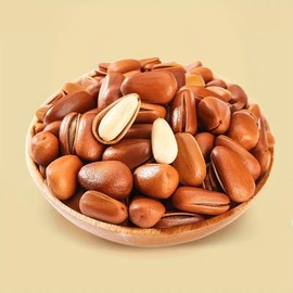 Original Flavor Open Pine Nuts Snacks, Pine Nuts Dry Fruit With Shell 200g/7oz, Original Pine Nut, Easy Opening开口松子
