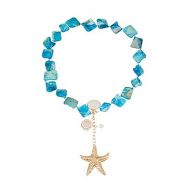 Generic Women's Boho Starfish Shell Pendant Necklace, Gold Charm, Choke Design, Fashion Surfer Jewelry Gift