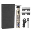 Electric Hair Trimmer Clipper USB Portable Professional Retro Hair Cutting