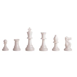 U.S. Chess Quiver Chess Set- Triple Weighted- Green- 21" x 6" Quiver Chess Bag, Regulation Vinyl Chess Board, Traditional Staunton Pattern, 3.75" King, Additional Queens, 2.25" Squares