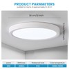 queffigle 30cm LED Ceiling Light 28w 3125LM Dimmable 3000-6500K with