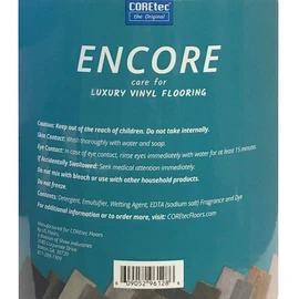 ENCORE 03Z77 Floor Cleaner Care for Luxury Vinyl Flooring Ready To Use 1 Gallon Refill
