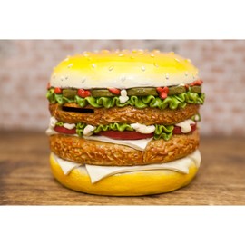 American Burger Hamburger Coin Bank American Goods