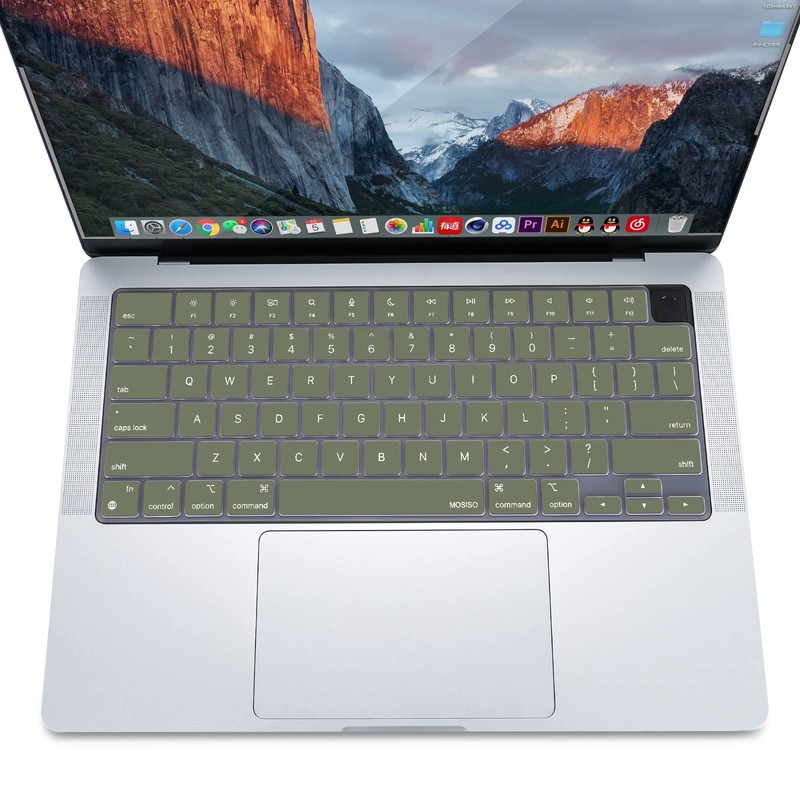 MOSISO Keyboard Cover Skin Compatible with MacBook Air 15 inch