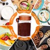 MOLADRI 18 oz/550 ml Glass Storage Canister with Airtight Wooden