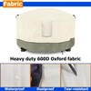 Dalema Fire Pit Cover,Outdoor Heavy Duty 600D 100% Waterproof Fire