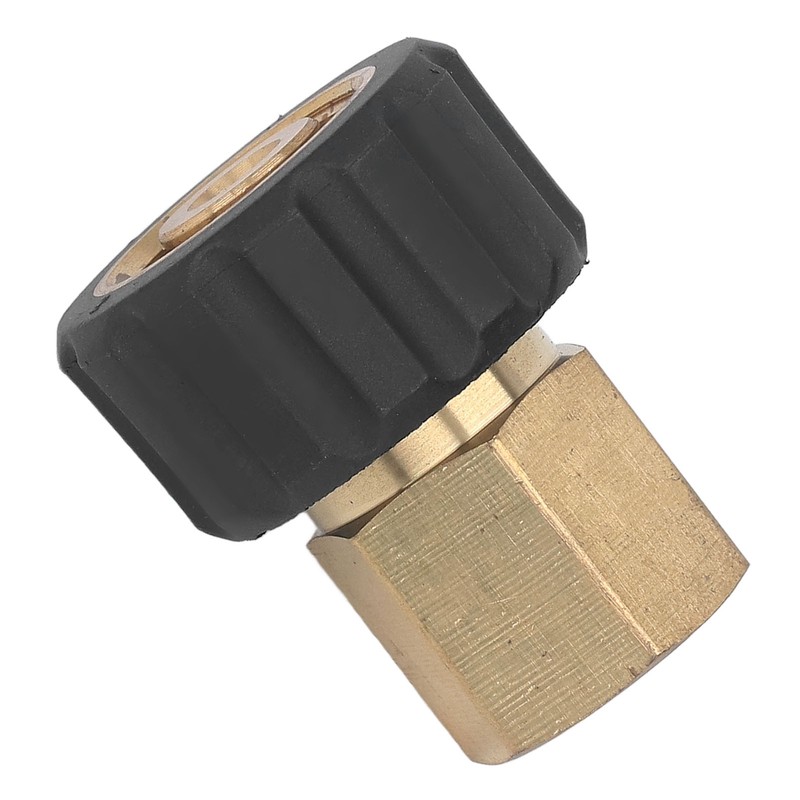 Pressure Washer Adapter Brass Rubber Anti Corrosion G1/4in to M22