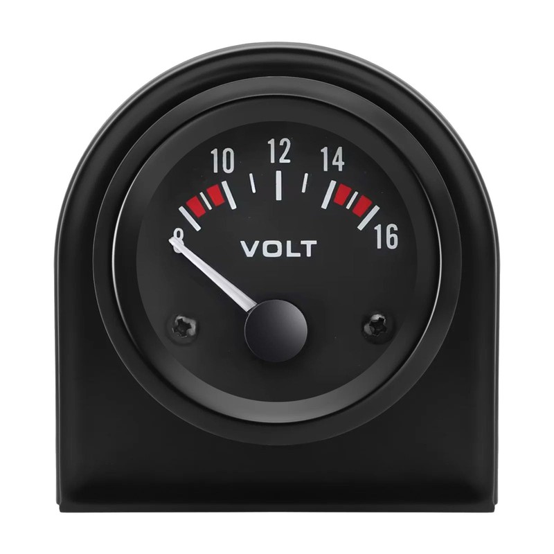 BLLYOGU 2"(52mm) DC12V Voltmeter Digital Volt Gauge Voltage Meter Kit