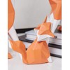 Amoy-Art Fox Ornament Gifts Aniaml Statue Sculpture Modern Figurine Decor