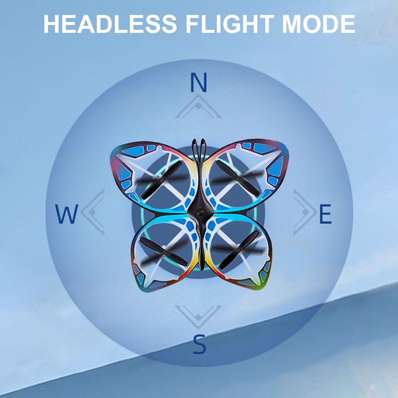 Mini Drone for Kids Remote Control Drone with Colorful Light