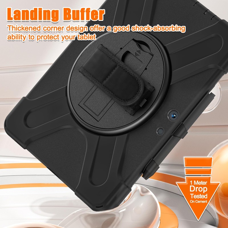 Surface Pro X Case - 360 Degree Rotating Stand Hand