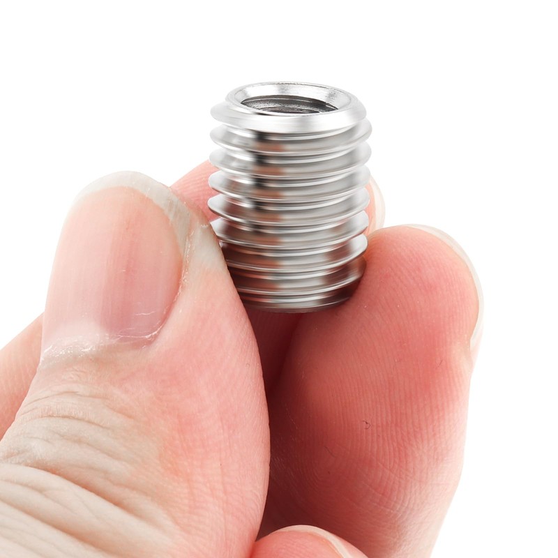 Smgda 10Pcs Threaded Insert Nut, M8 to M12 Length 15MM