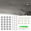 PACLVIO 60Pcs Car Roof Headliner Repair Kit, Car Ceiling Fabric