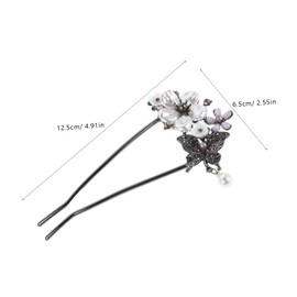 Healeved Pearl Bridal Hair Pins: Wedding Flower Headpieces Pearls Hair Clips Wedding Bridal Accessories For Brides Proms Formal Events