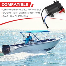 5007356 Fuel Primer Choke Solenoid for OMC Johnson Evinrude Replace# 5007356 5828665 397909 (5007356, 1PCS)