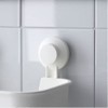 Ikea Tisken Basket with Suction Cup for Storage, White(Polycarbonate Plastic,