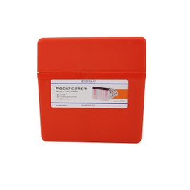 HAF® Pool Tester for Pool & Spa with 60 Test Tablets (30 x DPD No1 / Phenol Red) and Storage Box – Accurate Chemical Tester for Free Chlorine, Bromine & pH Value – Quality: Made in Germany