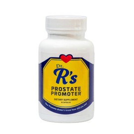 Dr. R's Prostate Promoter Saw Palmetto, Green Tea, Turmeric, Lycopene, I3C, Quercetin, Sulforaphane, Garlic, Rosemary, Resveratrol, Bromelain 5mg - Prostate Supplements for Men Made in USA, 30 Caps