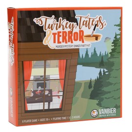 Turkey, Taters, & Terror, a Thanksgiving-Themed Murder Mystery Dinner Party Game for 8 Adult Players