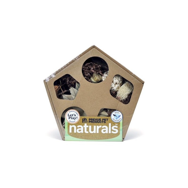 Prevue Pet Products Large Pentagon Forage n Play Box for