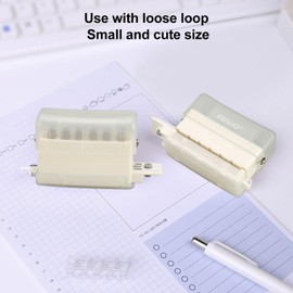 Manual Hole Punch, Electric Hole Punch, Electric 30 Hole Paper Punch, Adjustable for Office, Home, Student, Stationery, Binding Tools, Heavy Duty Commercial Hole Punch for (Transparent)