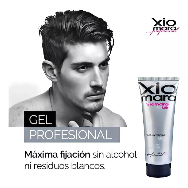 Xiomara Gel Para Peinar Xiomara Profesional Tubo Plata 250g