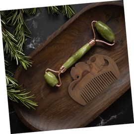 Baluue 2pcs Ergonomic Green Sandalwood Scalp Massagers Anti-static Hair Combs for Relaxation and Improved Sleep Quality Lightweight and Massage Tools for Fatigue Relief