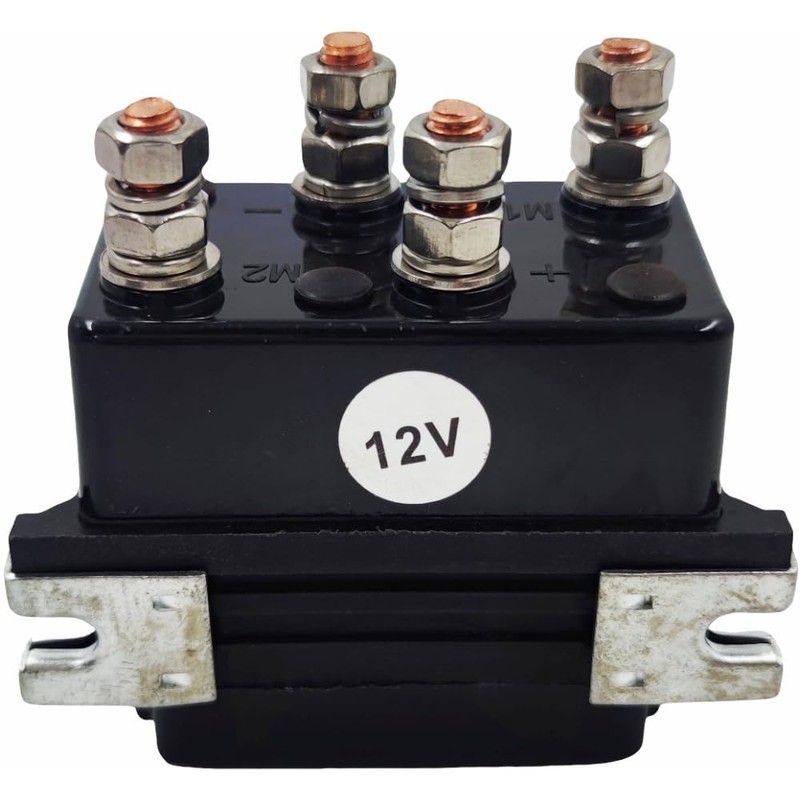 SPJIUQI 12V 500A Winch Solenoid Relay Controller Contactor 12000LB Max