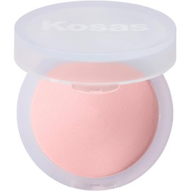 Polvo iluminador compacto Cloud Set Face Brightening Powder, suaviza, controla el brillo, cubre las ojeras y la piel irregular Polvo fijador ligero Candy (rosa brillante transparente)