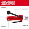 48-22-6111 For Milwaukee Armored Cable Cutter w/Self Adjusting Armor Clamp，Length