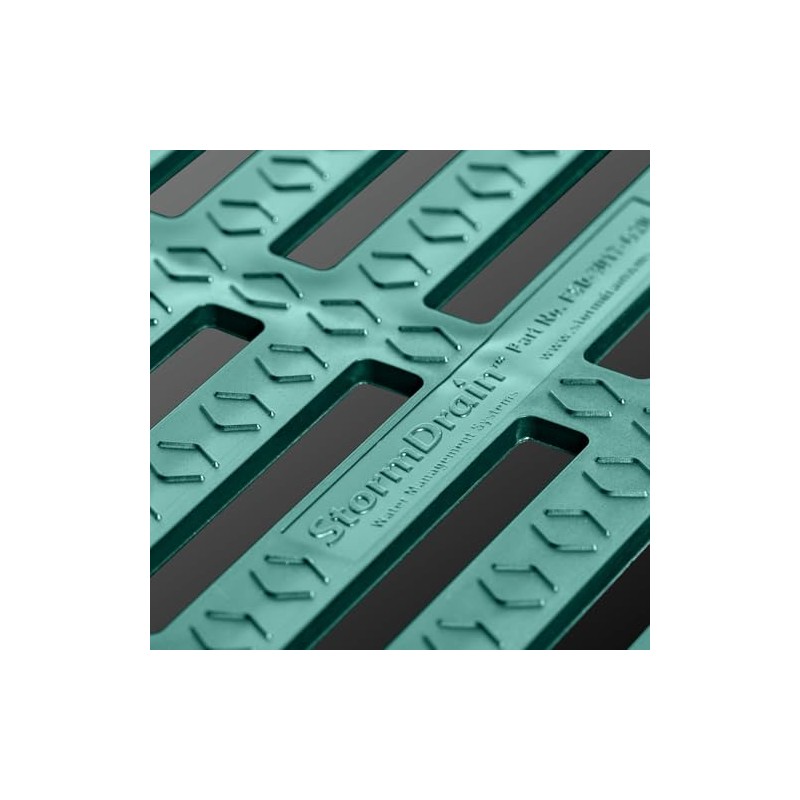 Storm Drain FSD-3017-G20B 20-in. Round Flat Green Grate for Catch