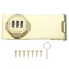 MECCANIXITY Password Rotary Hasp Locks, Mechanical Cabinet Combination Latch Locks