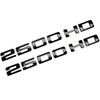 2500 HD Badge Emblem 2-PC Black - Set of 2