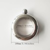 CNFLASK 3.5oz Copper Bracelet Flask 304 Stainless Steel Bangle Shaped