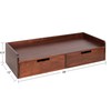 Kate and Laurel Kitt Modern Floating Shelf with Drawers, 28