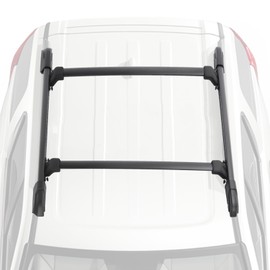 KUAFU Cross Bars + Roof Rack Side Rails Compatible with 2009-2015 Honda Pilot Replacement for 75260-SZA-A03ZA 75250-SZA-A03ZA Roof Top Luggage Rack Cargo Carriers