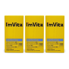 Chong Kun Dang Health I’mvita Multivitamin Daily 850mg x 60 tablets (3) / 종근당건강 아임비타 멀티비타민 데일리 850mg x 60정 3개