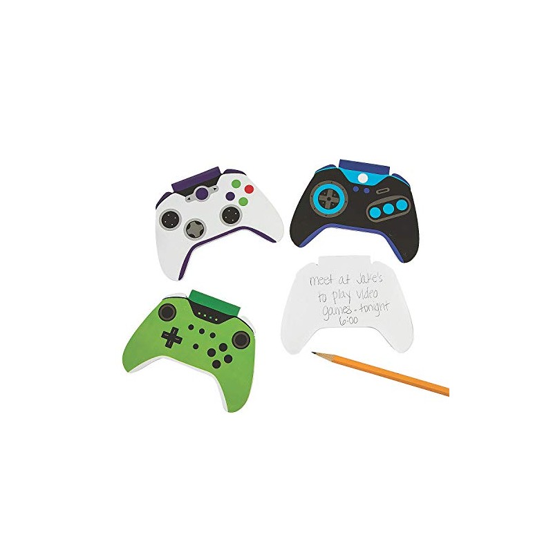 Fun Express Game Controller Shaped Notepads - Stationery - 24